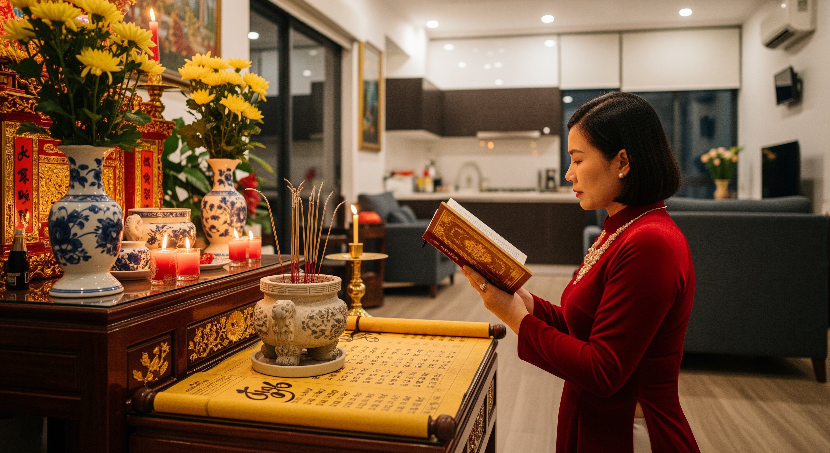 Bài Văn Khấn Rằm Chuẩn Cho Chung Cư